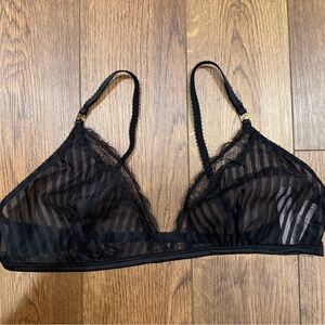 Victoria’s Secret Tease Sheer Stripe Triangle Bralette